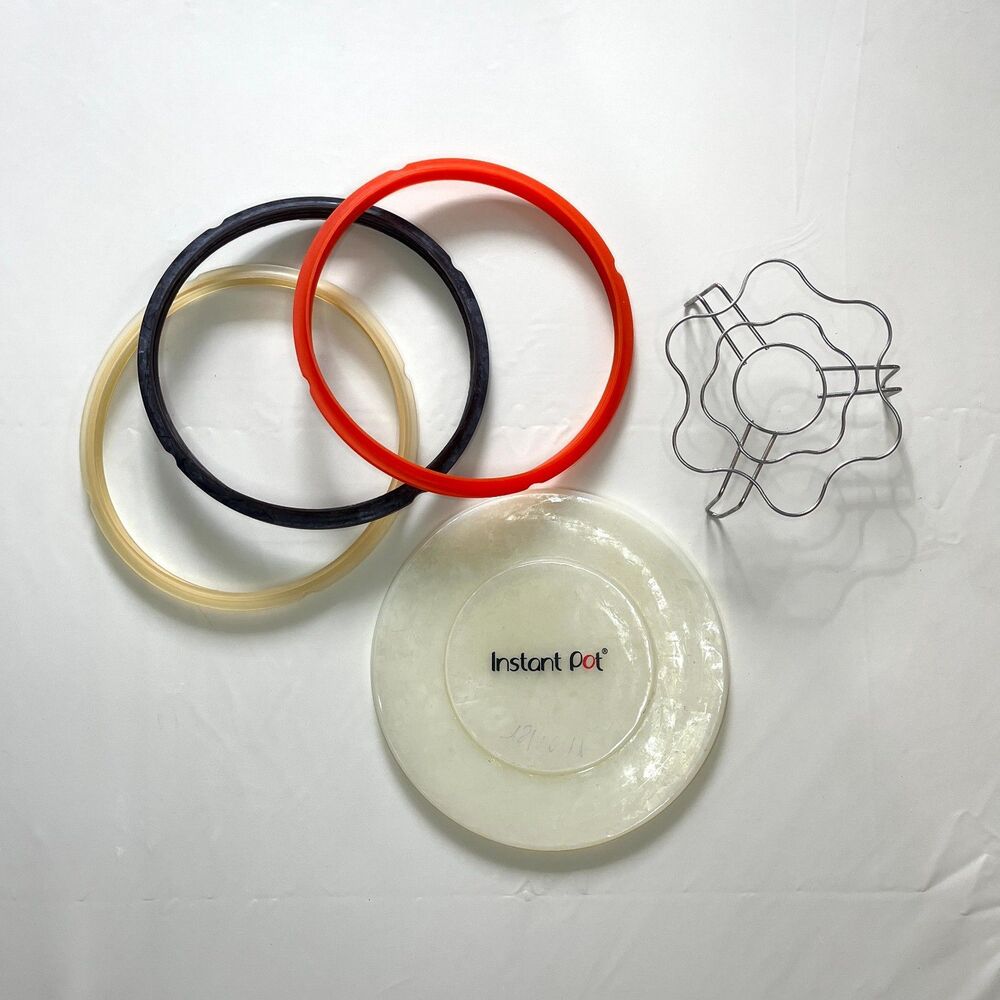 Instant Pot 6qt Replacement Seals & Lid & Steam Rack Color Coded Duo Lux Viva